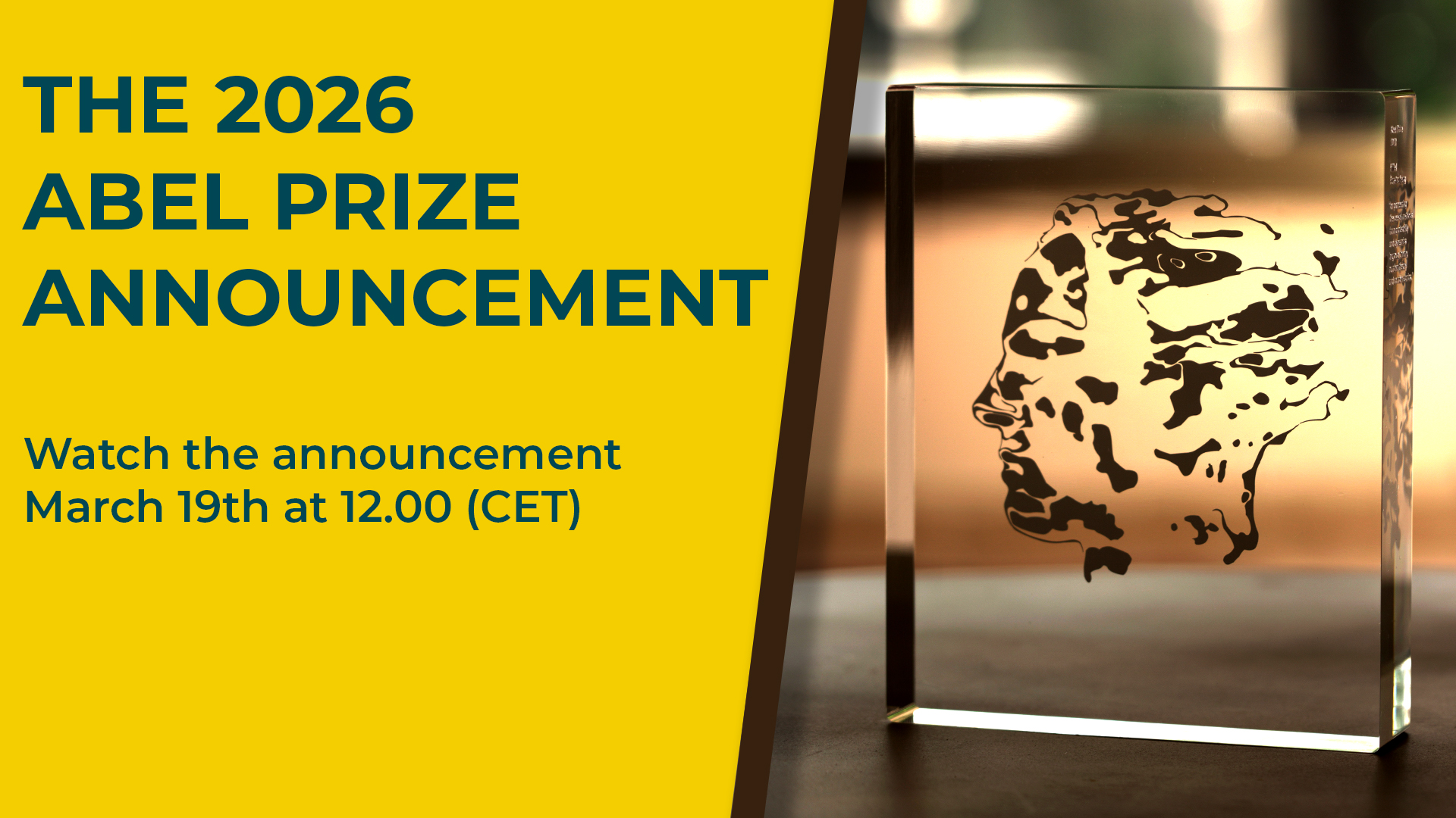 the 2026 Abel Prize announcement